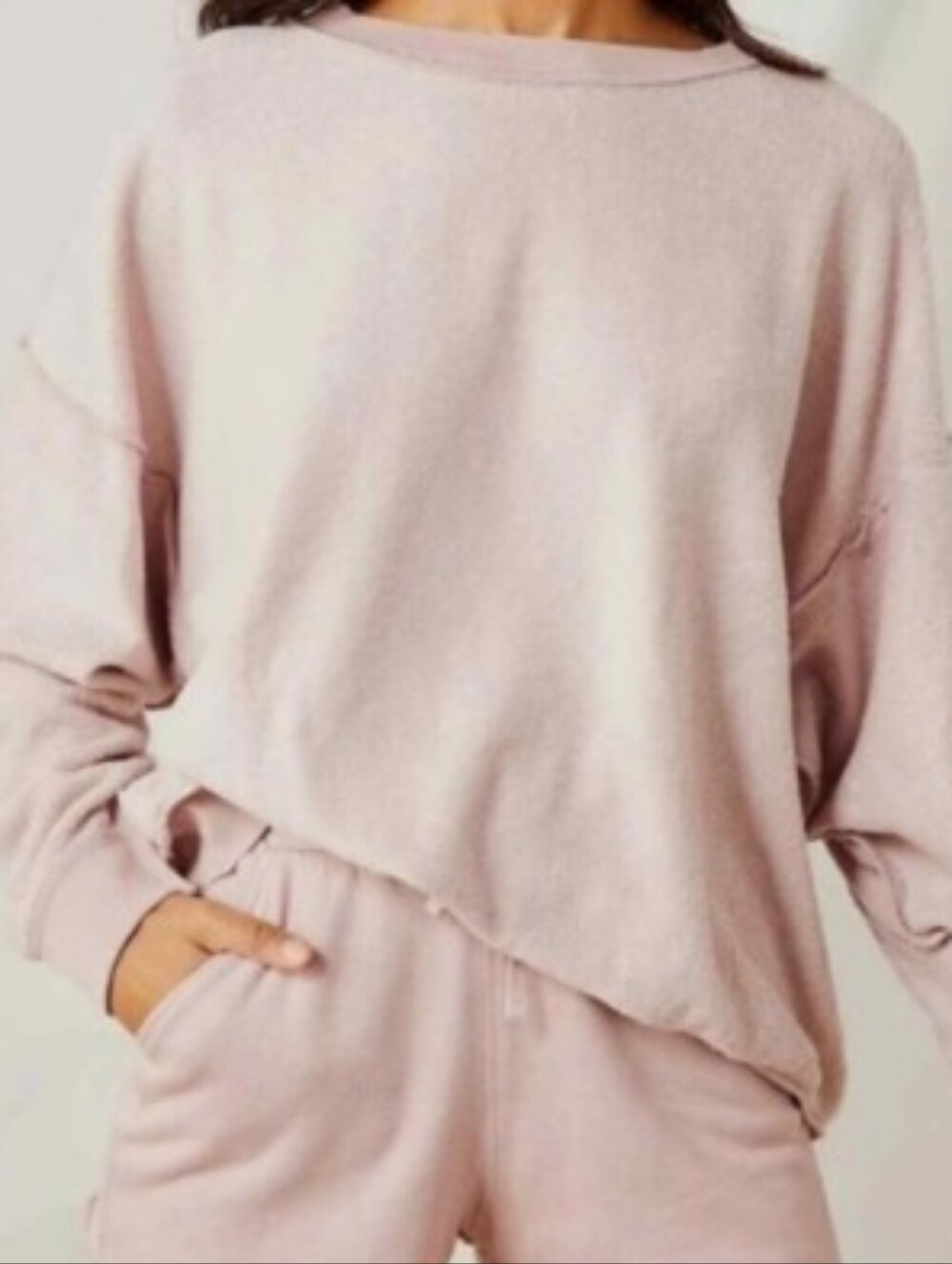Free People FP Intimately Rose Water Pullover